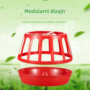 Hranilica za piliće, protiv prevrtanja, kružnog oblika, za kućnu upotrebu, novi dizajn