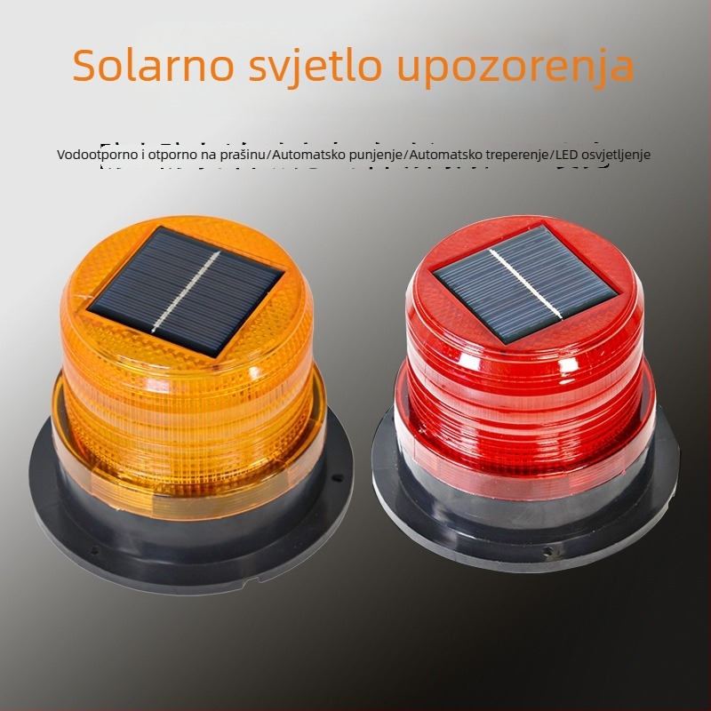 Solarno upozoravajuće strob svjetlo za cestovne gradnje kabine, model PR-JSD-T, univerzalna kompatibilnost, PR-ZX