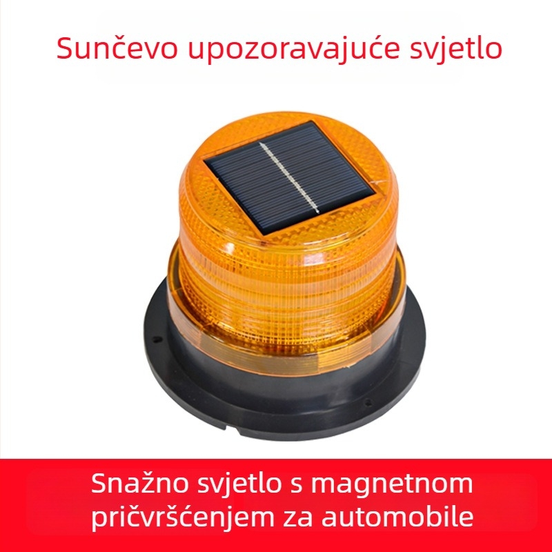 Solarno upozoravajuće strob svjetlo za cestovne gradnje kabine, model PR-JSD-T, univerzalna kompatibilnost, PR-ZX