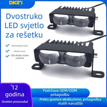 LED svjetlo automobilske grile - 8W, 9-36V, 6000K-3000K, 30.000 h, aluminij