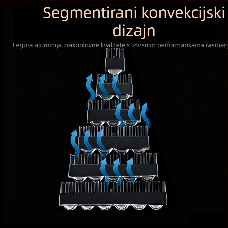 LED svjetlo automobilske grile - 8W, 9-36V, 6000K-3000K, 30.000 h, aluminij