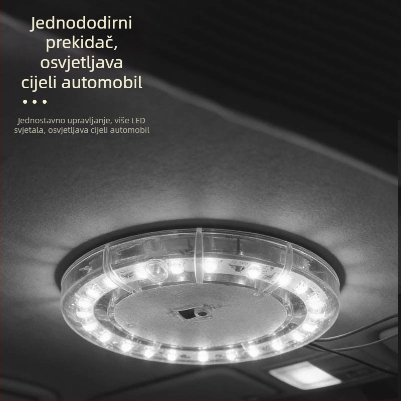 Auto LED svjetlo za krov, model AC-214A, 12W, univerzalno za sve modele automobila