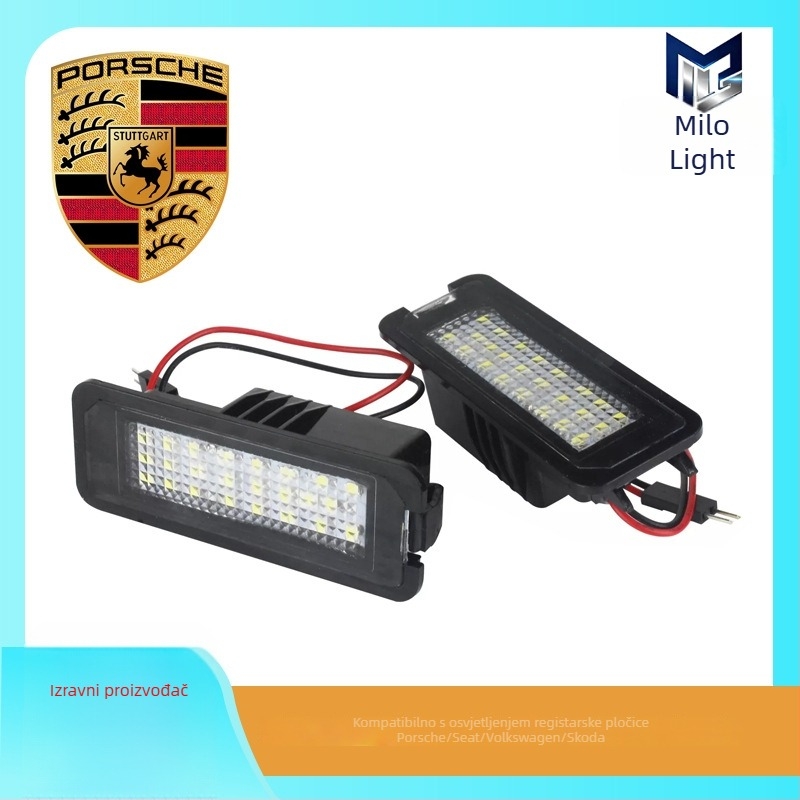 LED svjetlo za registarsku pločicu za Porsche Boxster 987, Cayman, Carrera, Cayenne 958, 997