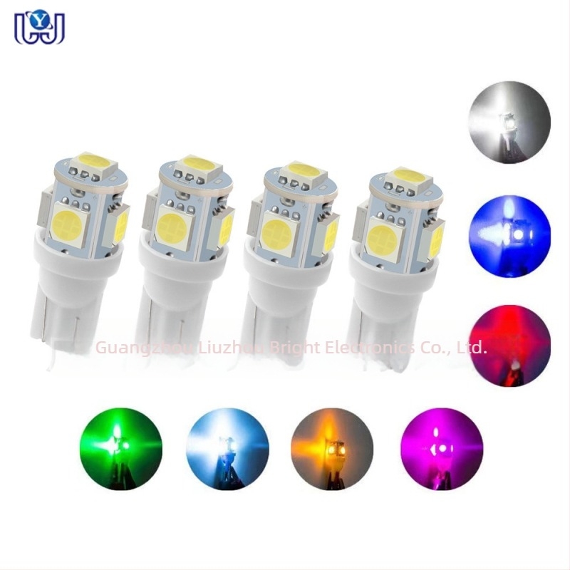 Automobilska LED žarulja, 12/24/6V, 0.36W, 5050 5SMD, 6500K, 50000h, za osvjetljenje registarske pločice i lampe za čitanje