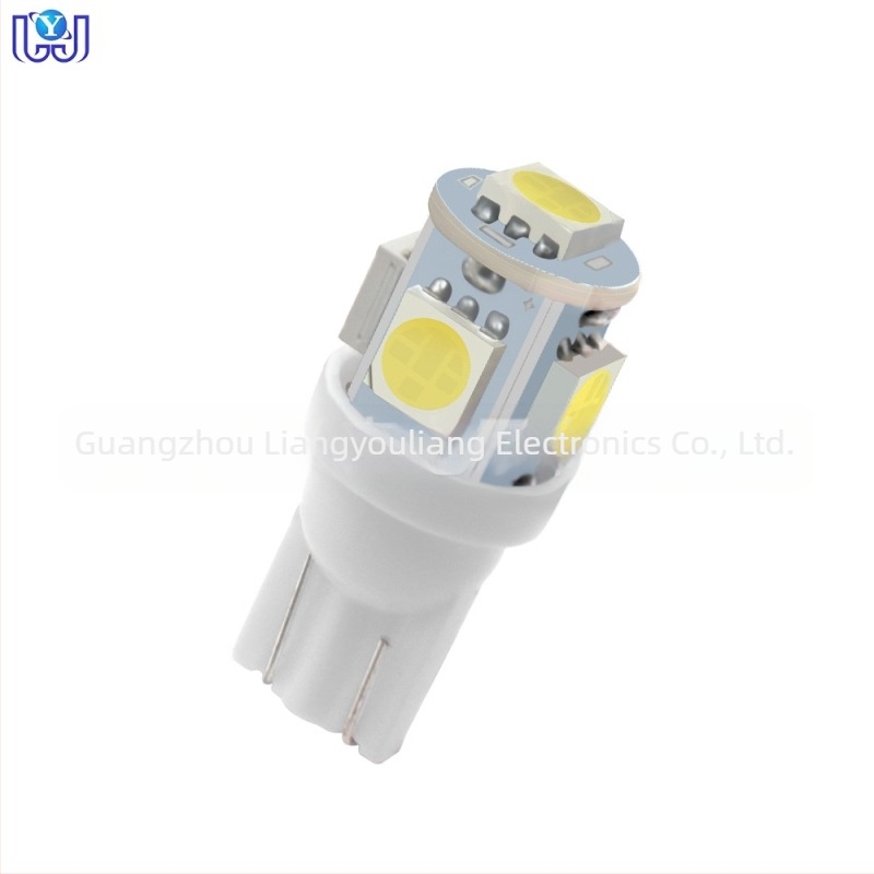 Automobilska LED žarulja, 12/24/6V, 0.36W, 5050 5SMD, 6500K, 50000h, za osvjetljenje registarske pločice i lampe za čitanje