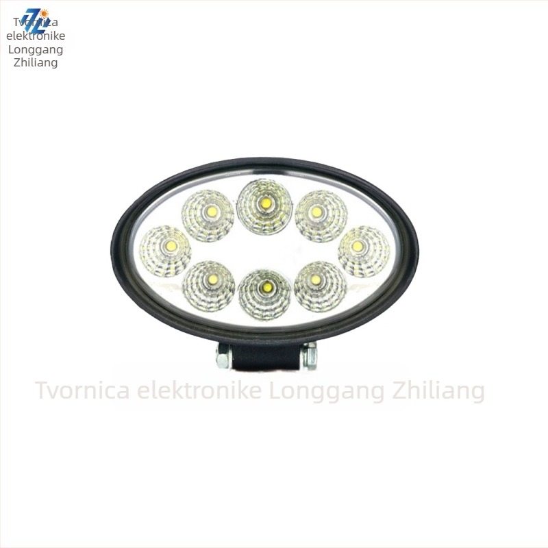 Ty-010 LED ovalna radna svjetiljka za viljuškare, kamione i terenska vozila — 24W, 12-60V, 2160lm, 50.000h vijek trajanja, kućište od aluminijske legure
