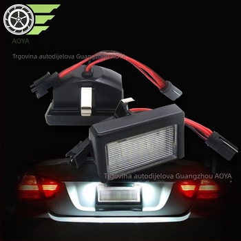AY LED svjetlo za registarsku pločicu za Mercedes-Benz ML W164 - 12-30V, 2.8W, 6500-7000K, 4014 LED, vijek trajanja 20.000 sati