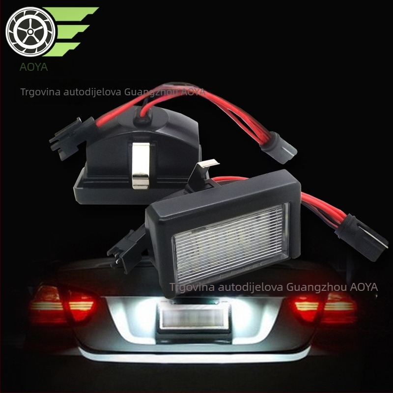 AY LED svjetlo za registarsku pločicu za Mercedes-Benz ML W164 - 12-30V, 2.8W, 6500-7000K, 4014 LED, vijek trajanja 20.000 sati