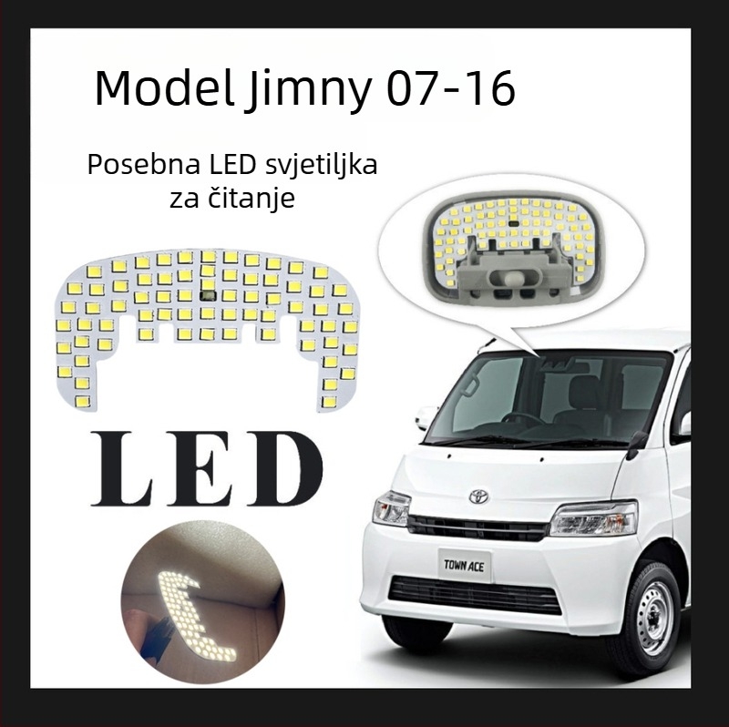 LED krovno svjetlo za auto, model jiminy-07-16, kompatibilno sa Suzuki Jimny 07-16, 6W, 12V