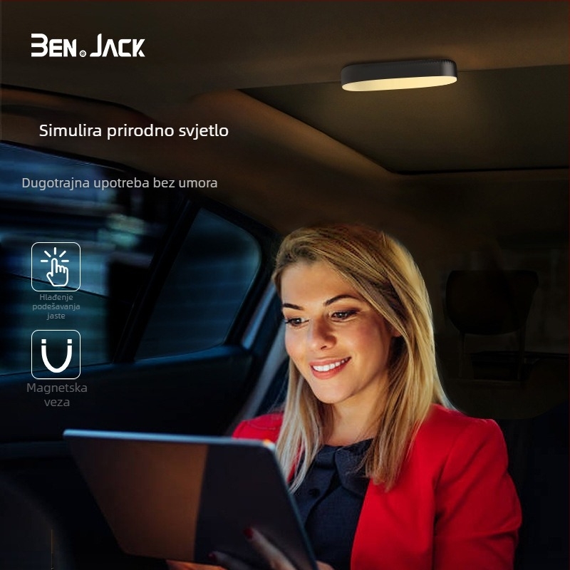 Auto lampica za čitanje BAL200646 – BEN.JACK/Binney, aluminijska legura + ABS