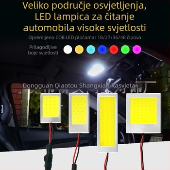 LED stropno svjetlo - COB ploča DC10-30V-W; 9-30V, 1.7W, 163 lm, aluminijski substrat