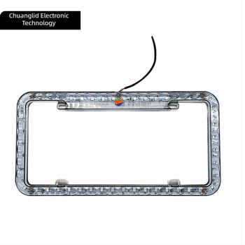 LED svjetlo za registarsku pločicu sa okvirom, 12V, ABS, 315×160 mm, 4000–6500K, 0.6W, 50 000 h, američko-latinska standard, višenamjensko svjetlo pločice