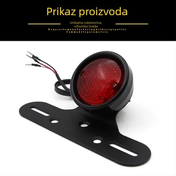Zadnje svjetlo za motocikl - Retro LED okruglo svjetlo, 10W, 12V LED