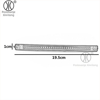 Motociklističko stražnje svjetlo XRL-168 s LED kočnicom i pokazivačem, 12V ABS