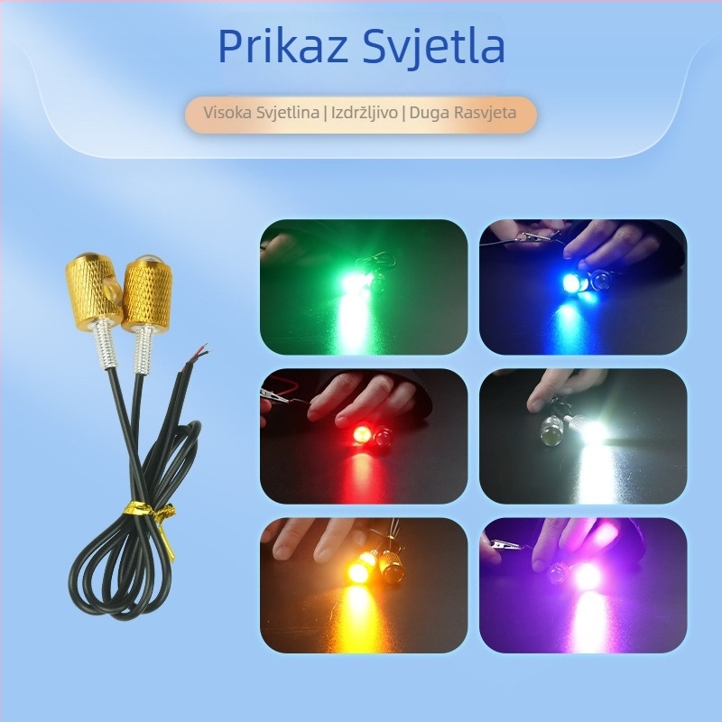 LED svjetlo za registarsku pločicu motocikla – Eagle Eye, 12V, 1W, 30000h, LED, 6500K