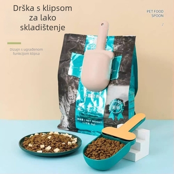 Yinuo plastična žlica za hranjenje kućnih ljubimaca sa klipom, za mačke i pse, model Ynls