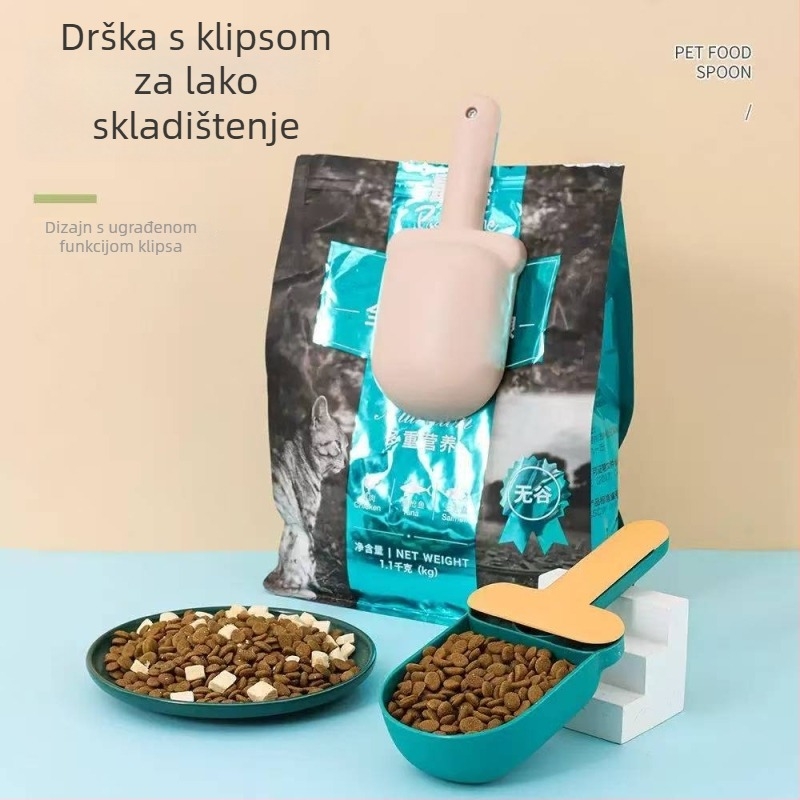 Yinuo plastična žlica za hranjenje kućnih ljubimaca sa klipom, za mačke i pse, model Ynls