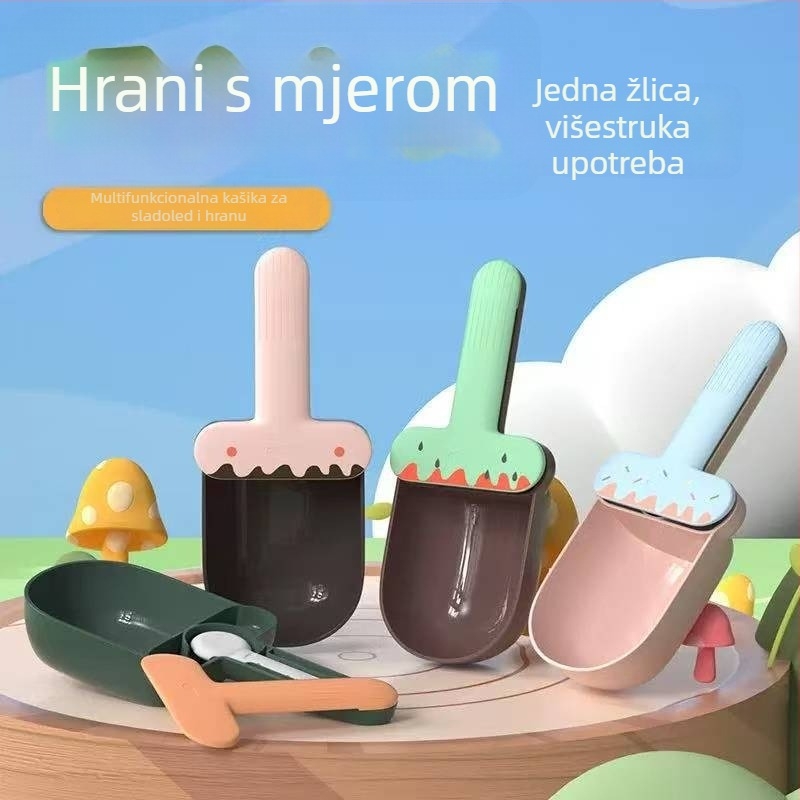 Yinuo plastična žlica za hranjenje kućnih ljubimaca sa klipom, za mačke i pse, model Ynls