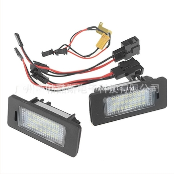 LED svjetlo za pločicu registracije za Audi A7 A1 A3 A4 A5 A6 Q3 Q5 TT – 12V, 0.3A, 1.5W, 6500K, 5000h