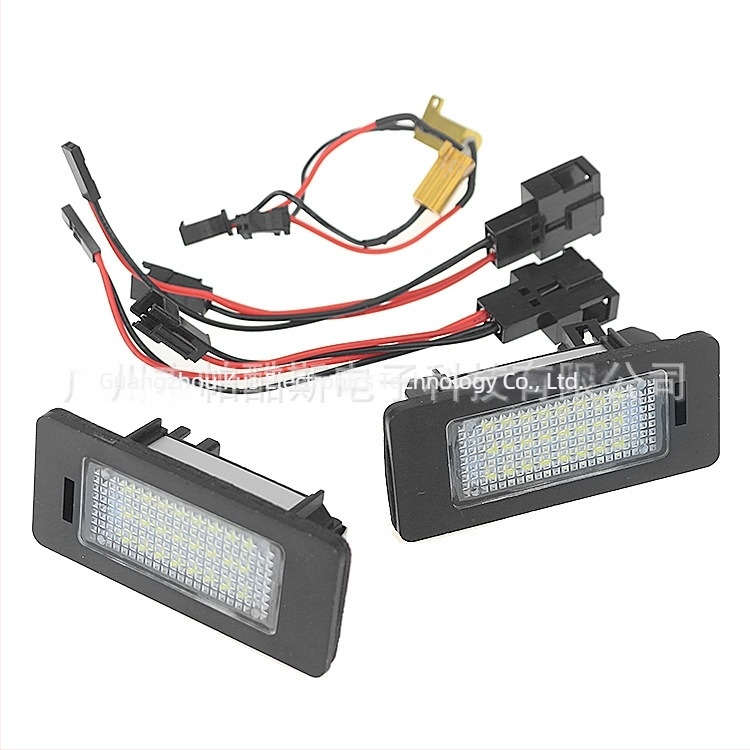 LED svjetlo za pločicu registracije za Audi A7 A1 A3 A4 A5 A6 Q3 Q5 TT – 12V, 0.3A, 1.5W, 6500K, 5000h
