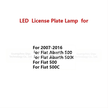 LED svjetlo za registarsku pločicu za Fiat 500C/Abarth 500C (2007-2016) – ABS+LED, 12V, 4.2W, 6000K, trajanje života 50 000 h