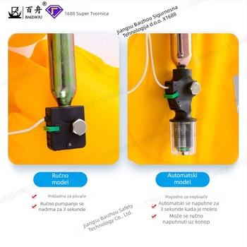 Baizhou napuhljivi spasiteljski pojas, model Inflatable belt, ovlaštene privatne marke: Da