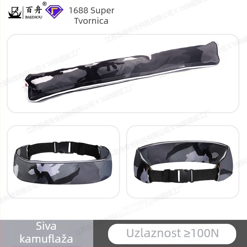Baizhou napuhljivi spasiteljski pojas, model Inflatable belt, ovlaštene privatne marke: Da