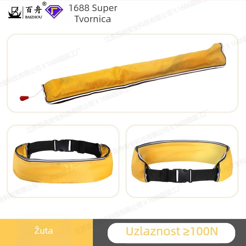 Baizhou napuhljivi spasiteljski pojas, model Inflatable belt, ovlaštene privatne marke: Da