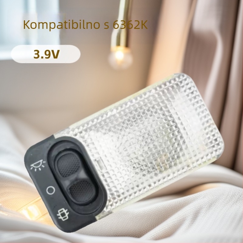 6362P3 Lampa za čitanje za unutarnje stropno svjetlo, kompatibilna s Peugeot 206, 207 i Citroën C2, 6362K9