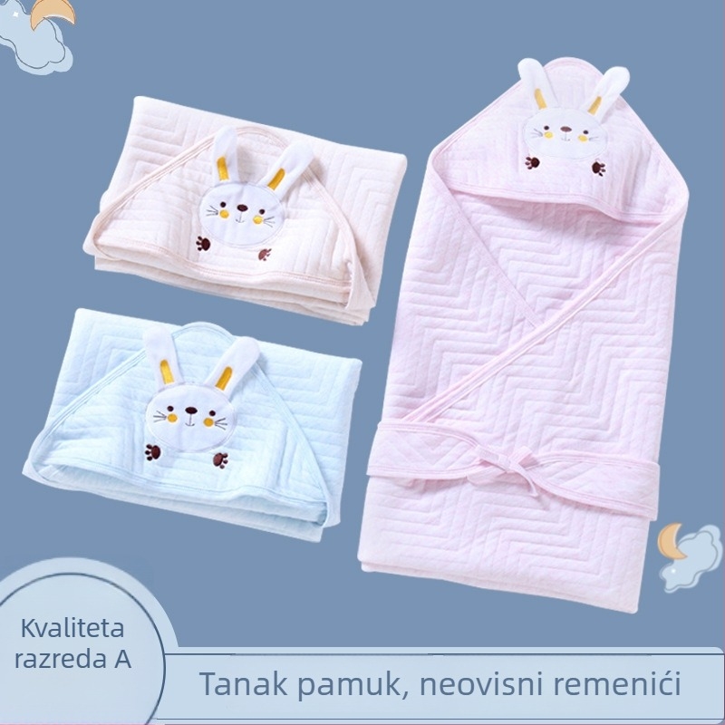 Novorođeni pamučni swaddle s poliester punilom, uzorak životinja/crtani/Avatar, sigurnosna klasa A