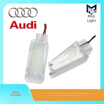 LED svjetlo za Audi A3/A4 – prtljažnik, vrata i pretinac za rukavice – 12V, 0.13A, 3-5W, 6500K, 50000h