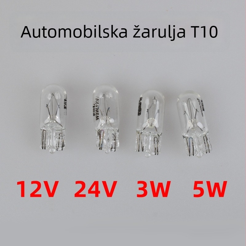 FSL T10 plug-in žarulja za svjetlo registarske pločice, 5W/3W, 12-24V, dnevno svjetlo i lampica za čitanje