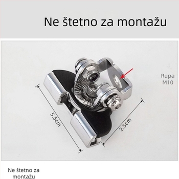 LED nosač za svjetlo na kaputu automobila s fiksnom proširenom bazom, neuništivi nosač, 1 LED