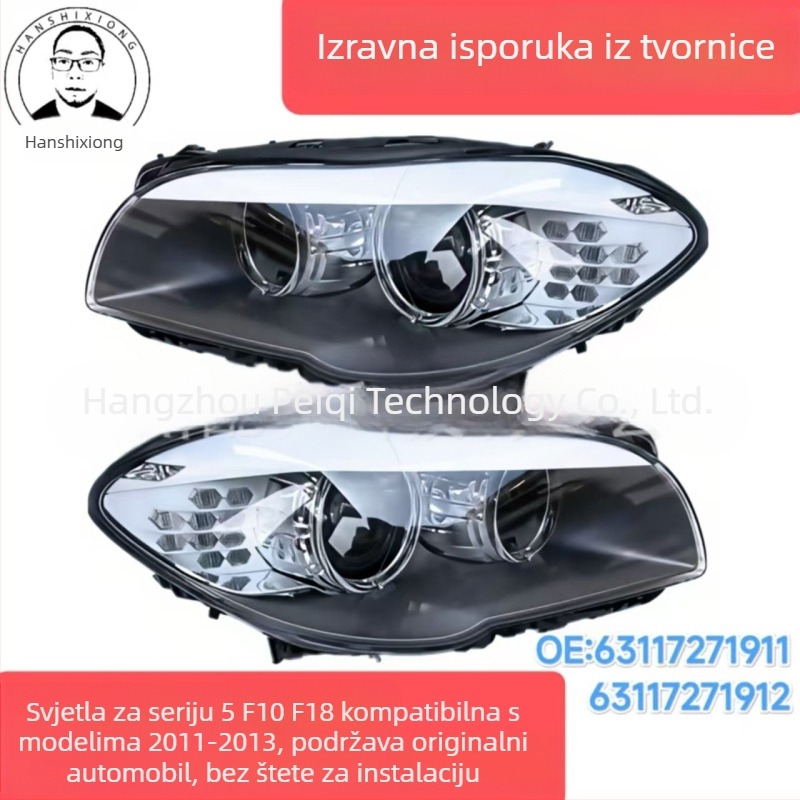 Prednje svjetlo za BMW 5 Serija F10/F18 (2011-2013) – Brojevi dijela 63117271911 63117271912