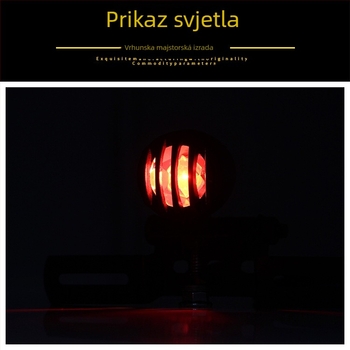 LED metalna stražnja svjetla za Harley motocikl, 12V, 5W, vijek trajanja 30 000 h