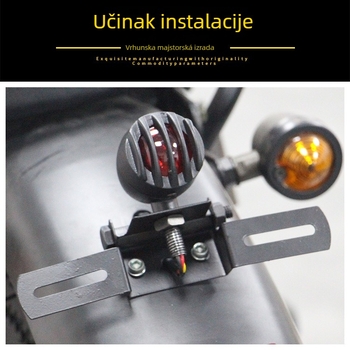 LED metalna stražnja svjetla za Harley motocikl, 12V, 5W, vijek trajanja 30 000 h