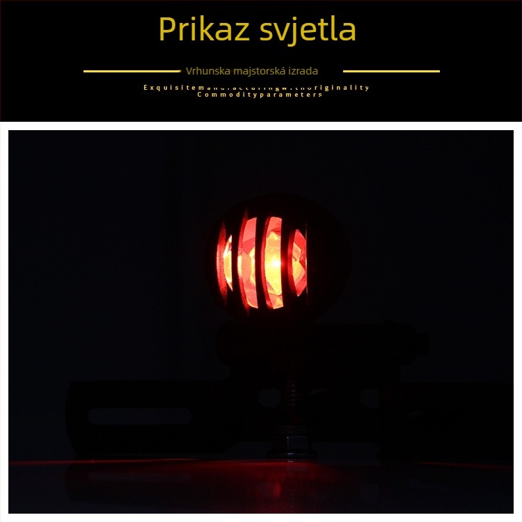 LED metalna stražnja svjetla za Harley motocikl, 12V, 5W, vijek trajanja 30 000 h