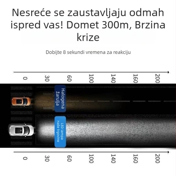 LED automobilska svjetla s 360° osvjetljenjem, aluminijsko kućište, 75W, 12V, IP68, 8000 lm, Model X8