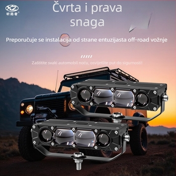 M6X laserski automobil reflektor – aluminijska legura, 100W, 12V, 8000 lm, IP68, za sva vozila