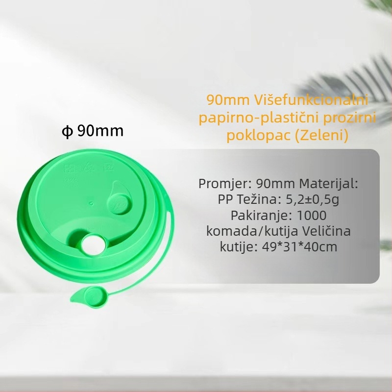 Jednokratna čaša za tople napitke s božićnim uzorkom, PP, 700 ml, okrugla, prilagodljiva