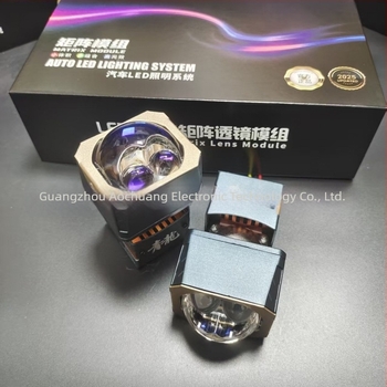 Fengchi Azure Dragon Matrix LED Laser dvostruki sklop svjetla za auto - aluminijska konstrukcija, 48W pri 12V, kompatibilno s Honda, Toyota, VW, No.9, Yadi