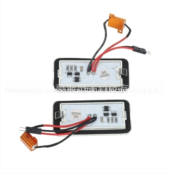 LED stražnja svjetiljka za registarsku pločicu FIAT 500C, PC+LED konstrukcija, SMD izvor svjetla, 12V, 3W, vijek trajanja 5000h