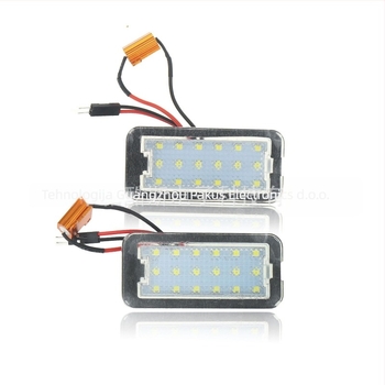 LED stražnja svjetiljka za registarsku pločicu FIAT 500C, PC+LED konstrukcija, SMD izvor svjetla, 12V, 3W, vijek trajanja 5000h