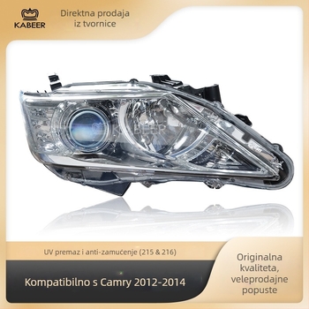 Polu-sastav prednjeg svjetla za Toyota Camry 2012-2014, laserski izvor svjetla (Model: 81130/70-06a00; Napon: 12V; Izvor svjetla: lasersko svjetlo; Kompatibilno s: Camry; Godine: 12-14)