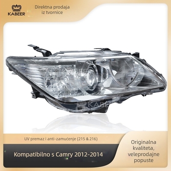 Polu-sastav prednjeg svjetla za Toyota Camry 2012-2014, laserski izvor svjetla (Model: 81130/70-06a00; Napon: 12V; Izvor svjetla: lasersko svjetlo; Kompatibilno s: Camry; Godine: 12-14)