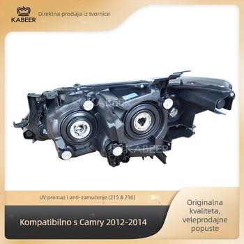 Polu-sastav prednjeg svjetla za Toyota Camry 2012-2014, laserski izvor svjetla (Model: 81130/70-06a00; Napon: 12V; Izvor svjetla: lasersko svjetlo; Kompatibilno s: Camry; Godine: 12-14)