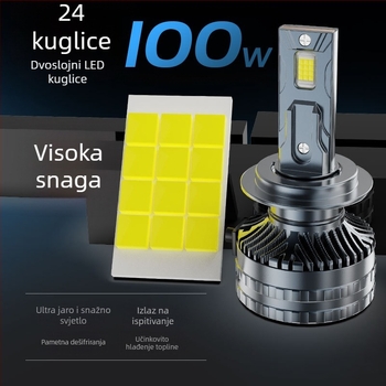 K10 LED prednje svjetlo za vozila - 100W, 12-24V, IP68, 125800 lm, vijek trajanja 30000h