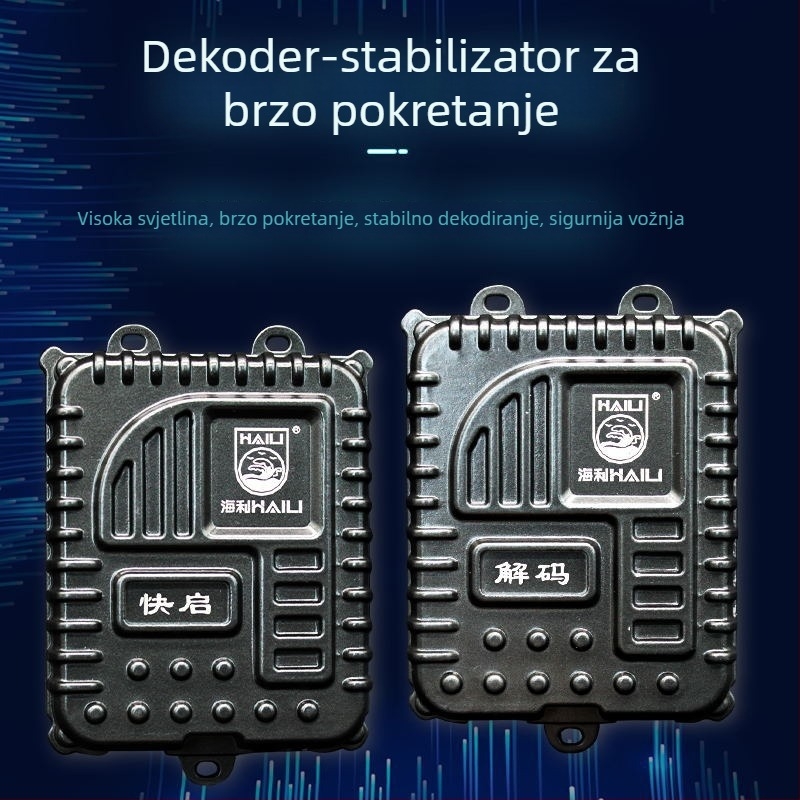 Set Xenon prednjih svjetala za automobil — 55W, 12V, 3800 lm, IP68, trajanje 5000 sati