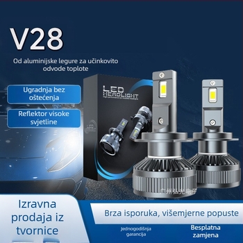 LED auto svjetlo s integriranim visokim i niskim snopom, 130W, 12V, 6000LM, IP68, trajanje ≥50.000 sati
