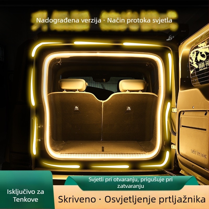 Weilu bang silikon LED traka za prtljažnik i unutrašnjost Tank 300/500/700 – ugradnja bez oštećenja